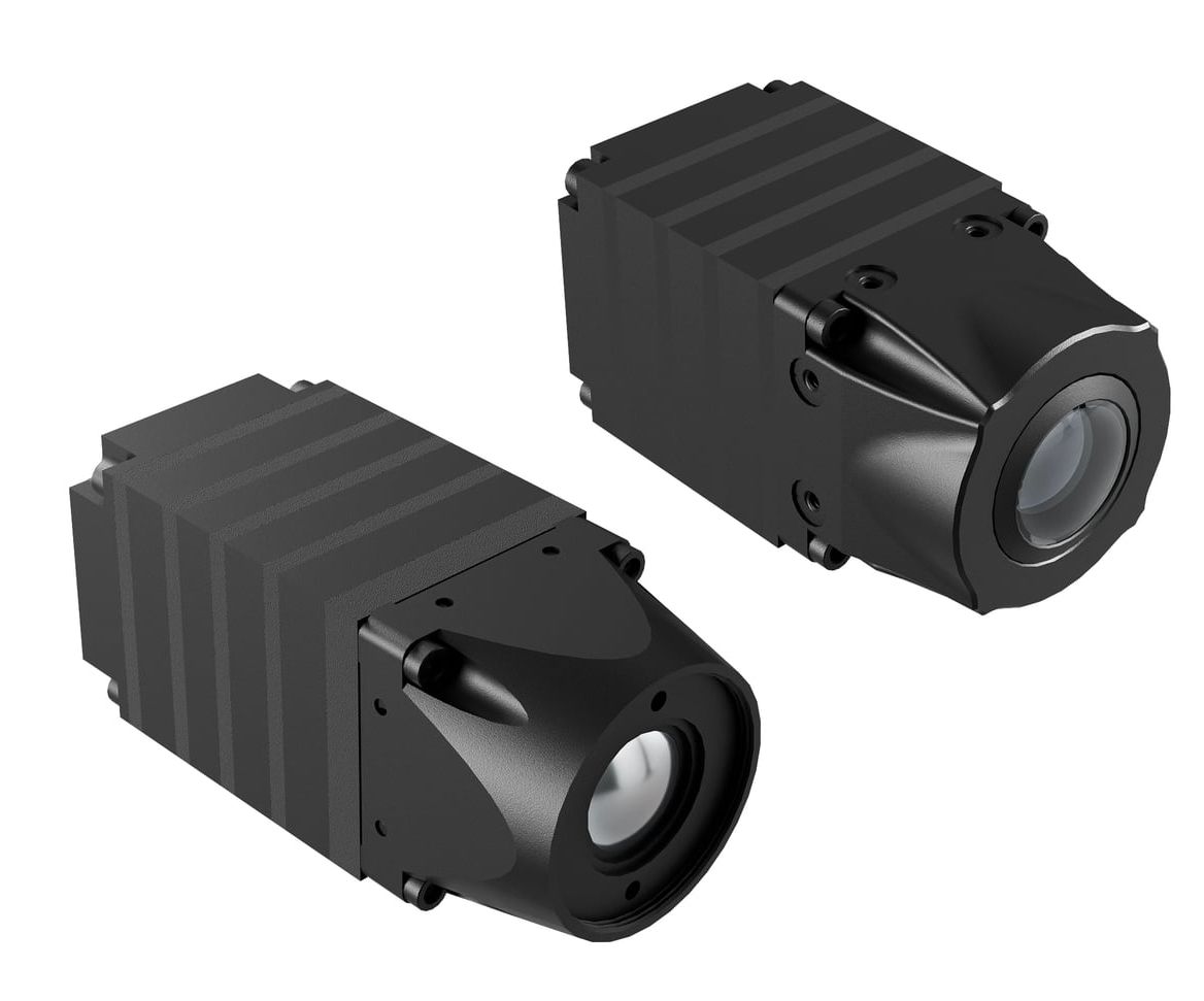 AAD thermal and daylight camera module mounted on a drone frame
