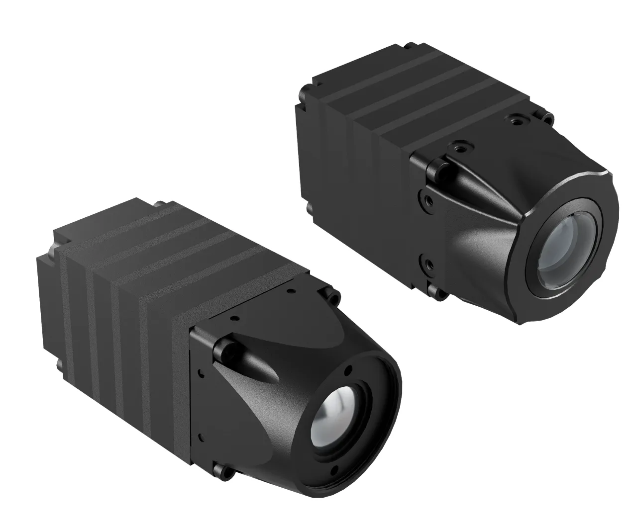 AAD thermal and daylight camera module mounted on a drone frame