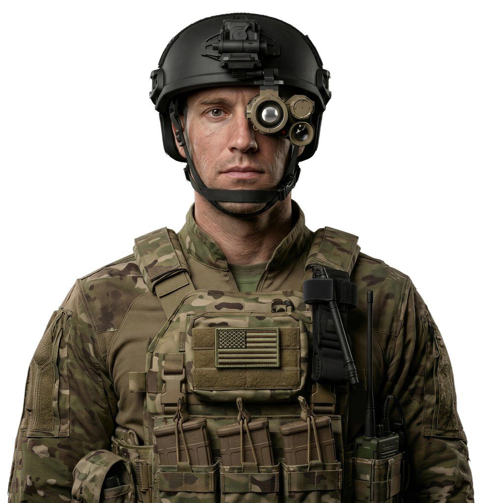 AAD thermal monocular during setup