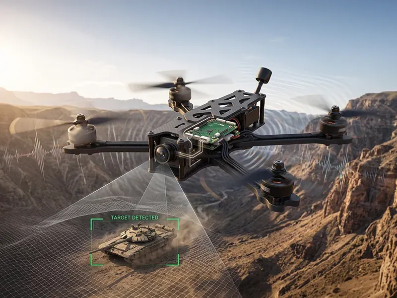 Wield-AI onboard detection running on an AAD aircraft