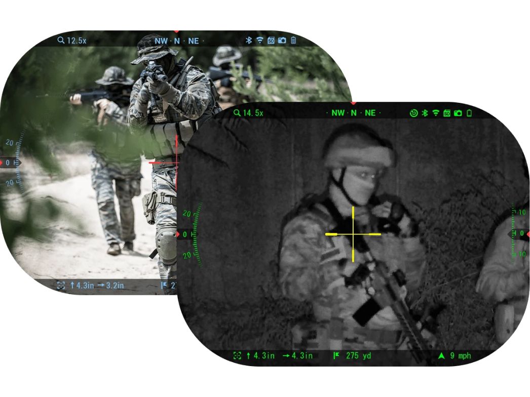 AAD night vision optic — I² view, night vision
