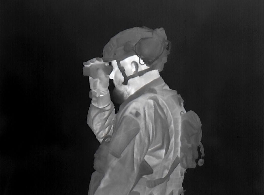 AAD thermal imaging device viewing a heat signature