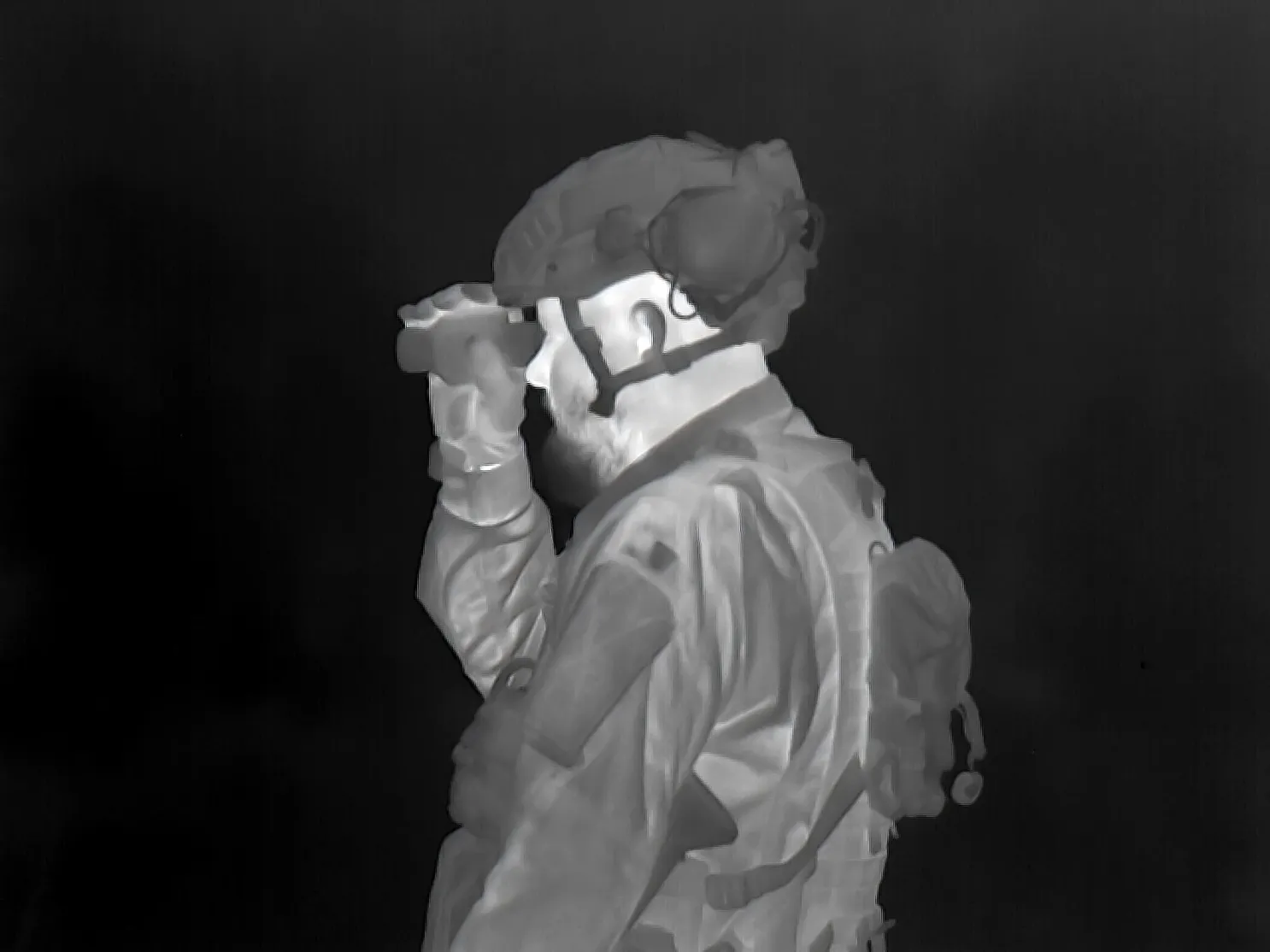 AAD thermal imaging device viewing a heat signature