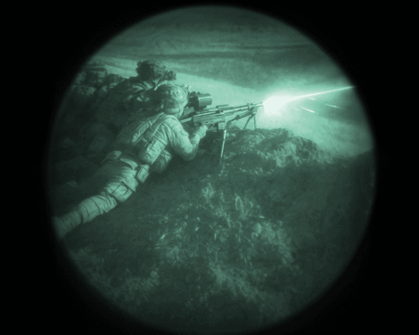 ATN PS31 BNVD-51 close-up of the optics