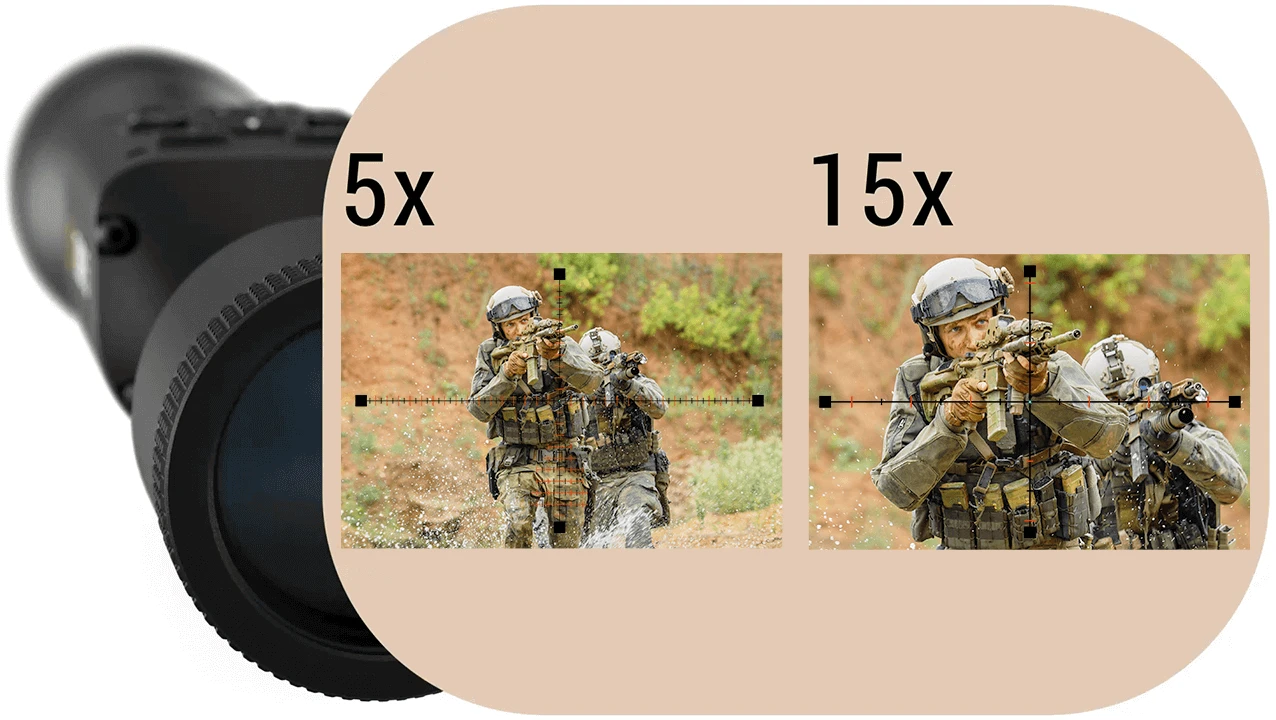 DNWS-5 smart mil-dot reticle