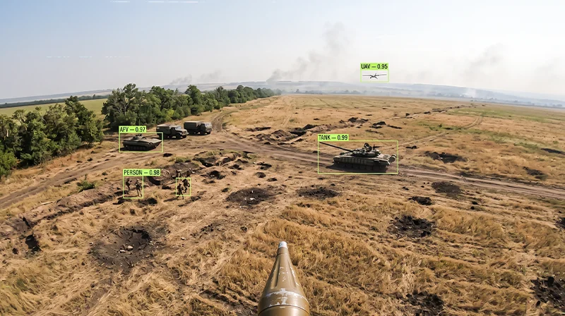 Live Wield-AI detection overlay on the UCMOS video feed