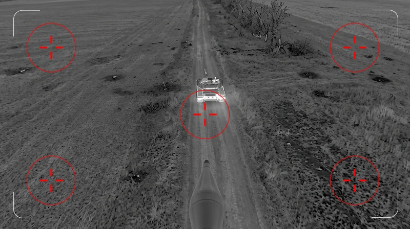 UTIM-D640 edge-to-edge thermal sharpness test image