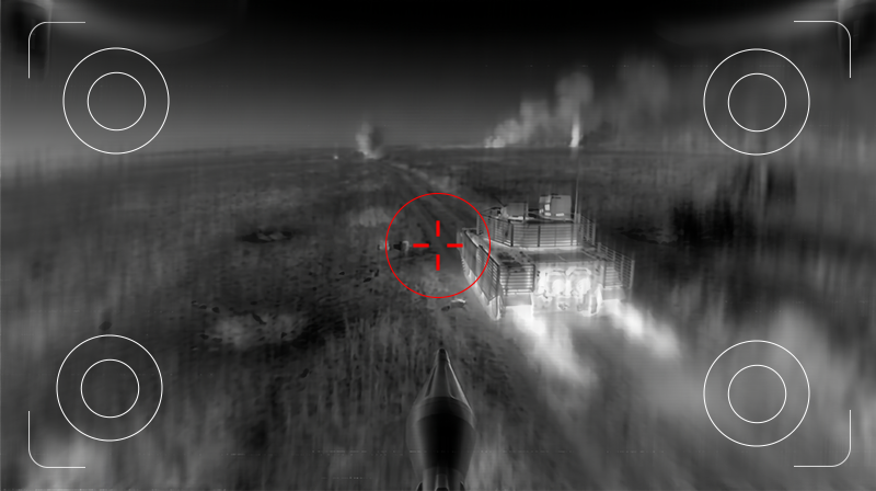 Typical thermal lens center-only sharpness sample