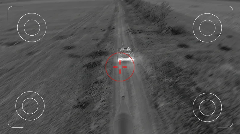 Typical thermal lens center-only sharpness sample